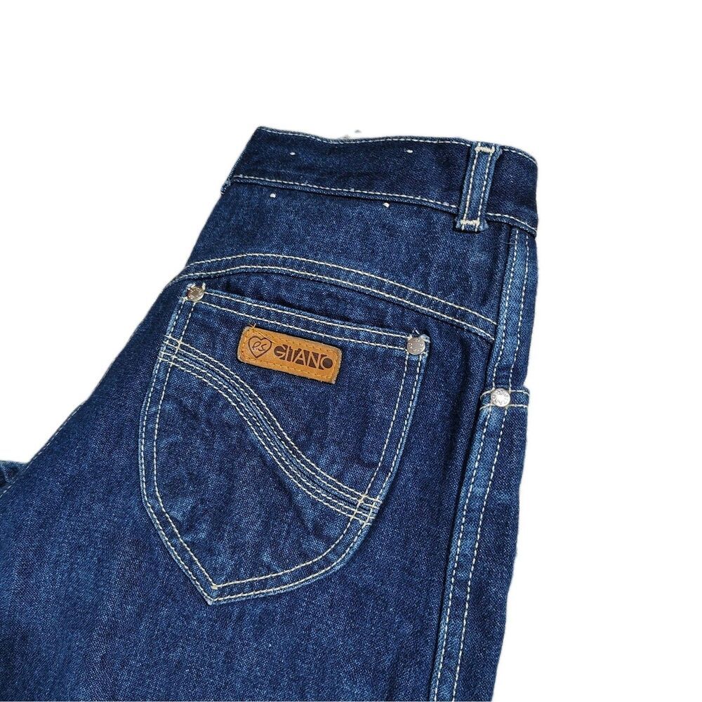 Vtg PS Gitano High Rise Tapered Mom Jeans Med Wash 80s 90s Women's 10/11 Short